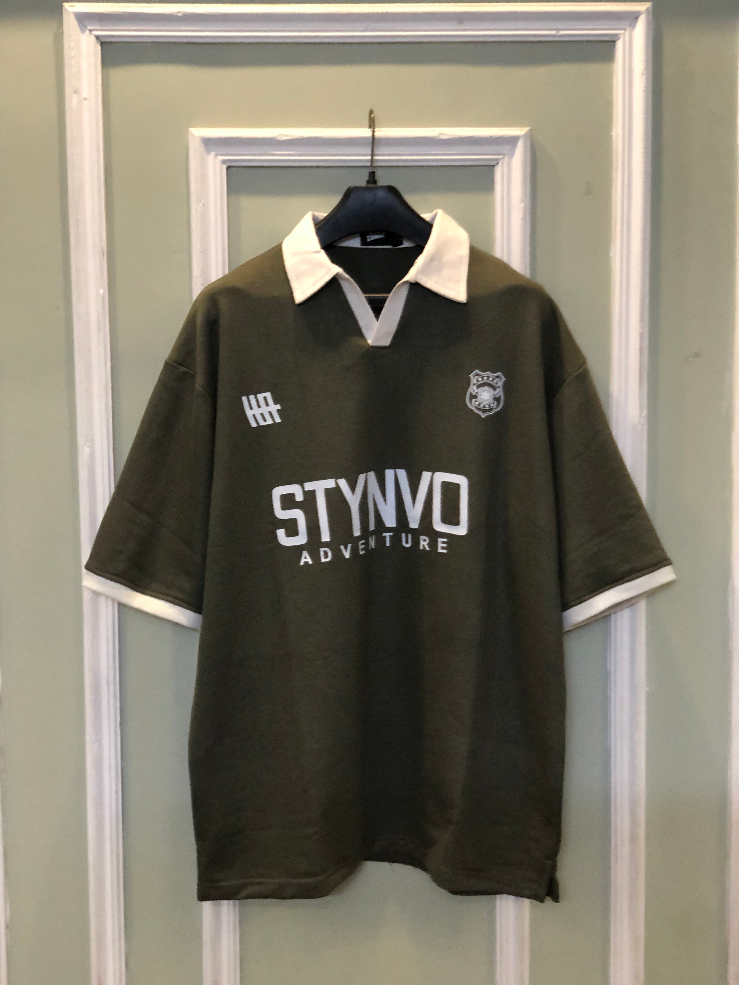 CONTRAST JOHNNY COLLAR POLO T-SHIRTS