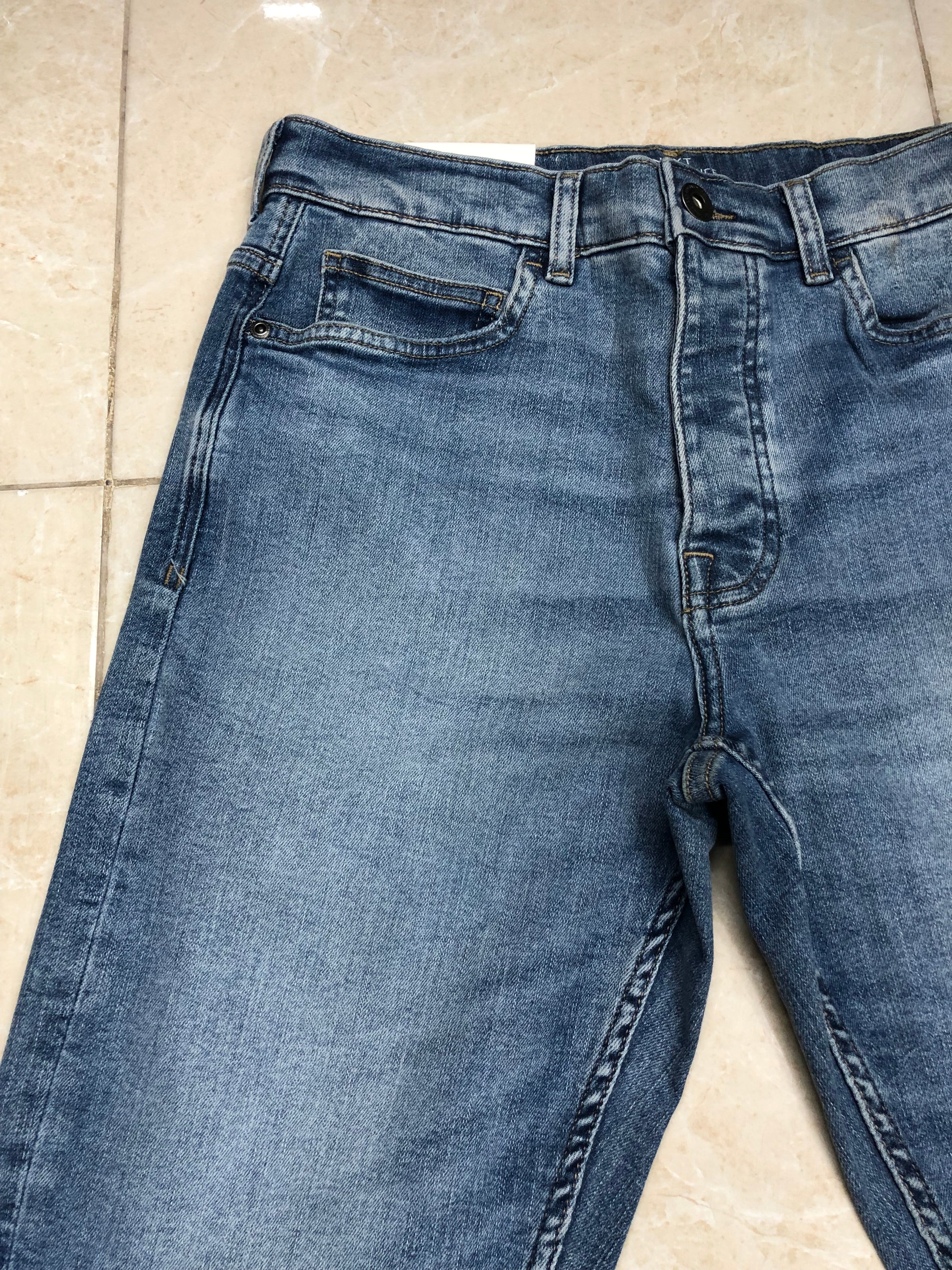 Denim Straight Jeans Stretch