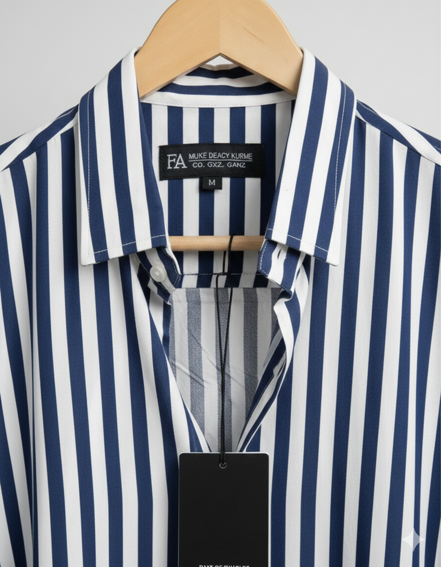 DARK BLUE LINING SHIRT