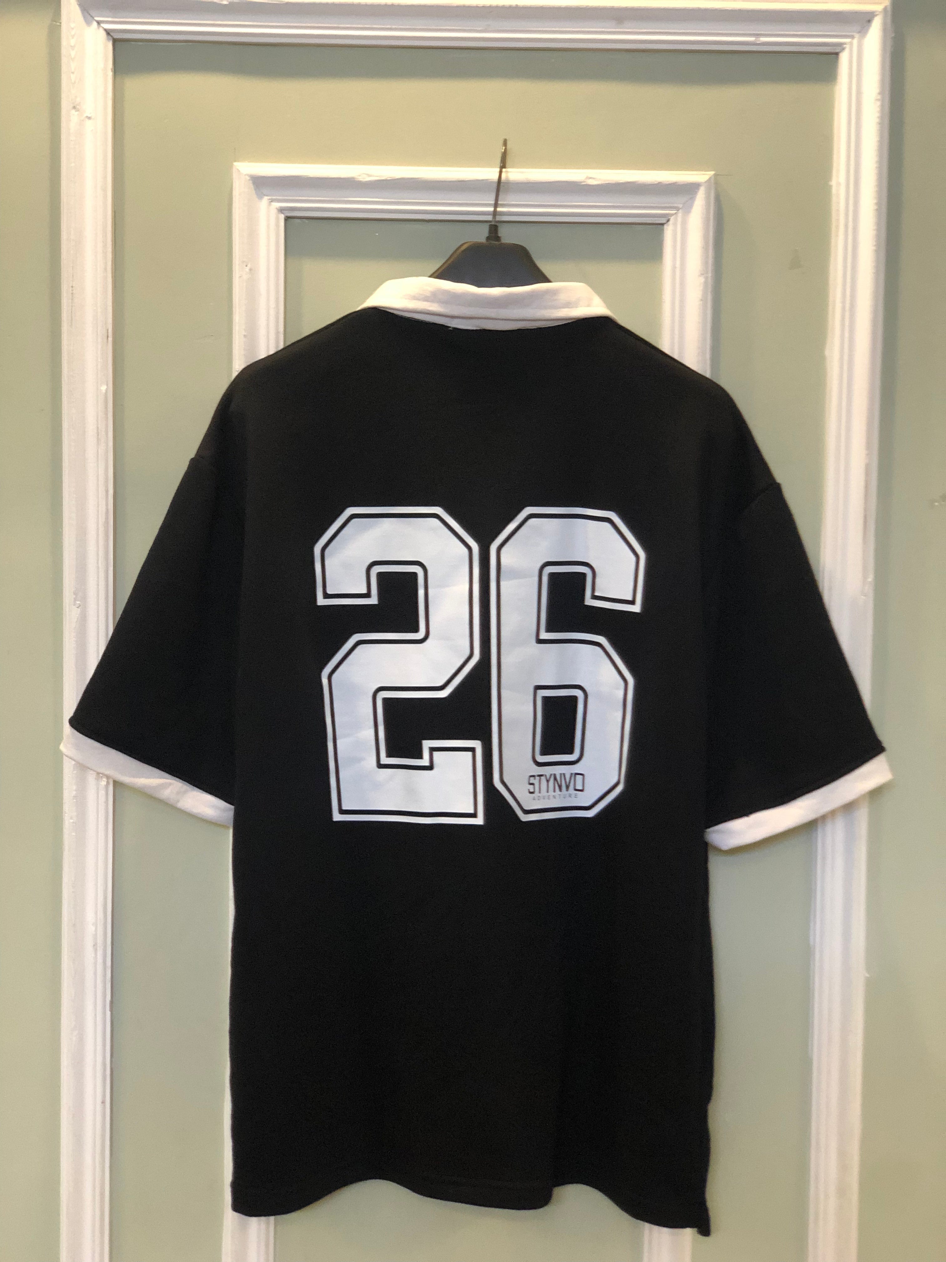 CONTRAST JOHNNY COLLAR POLO T-SHIRTS