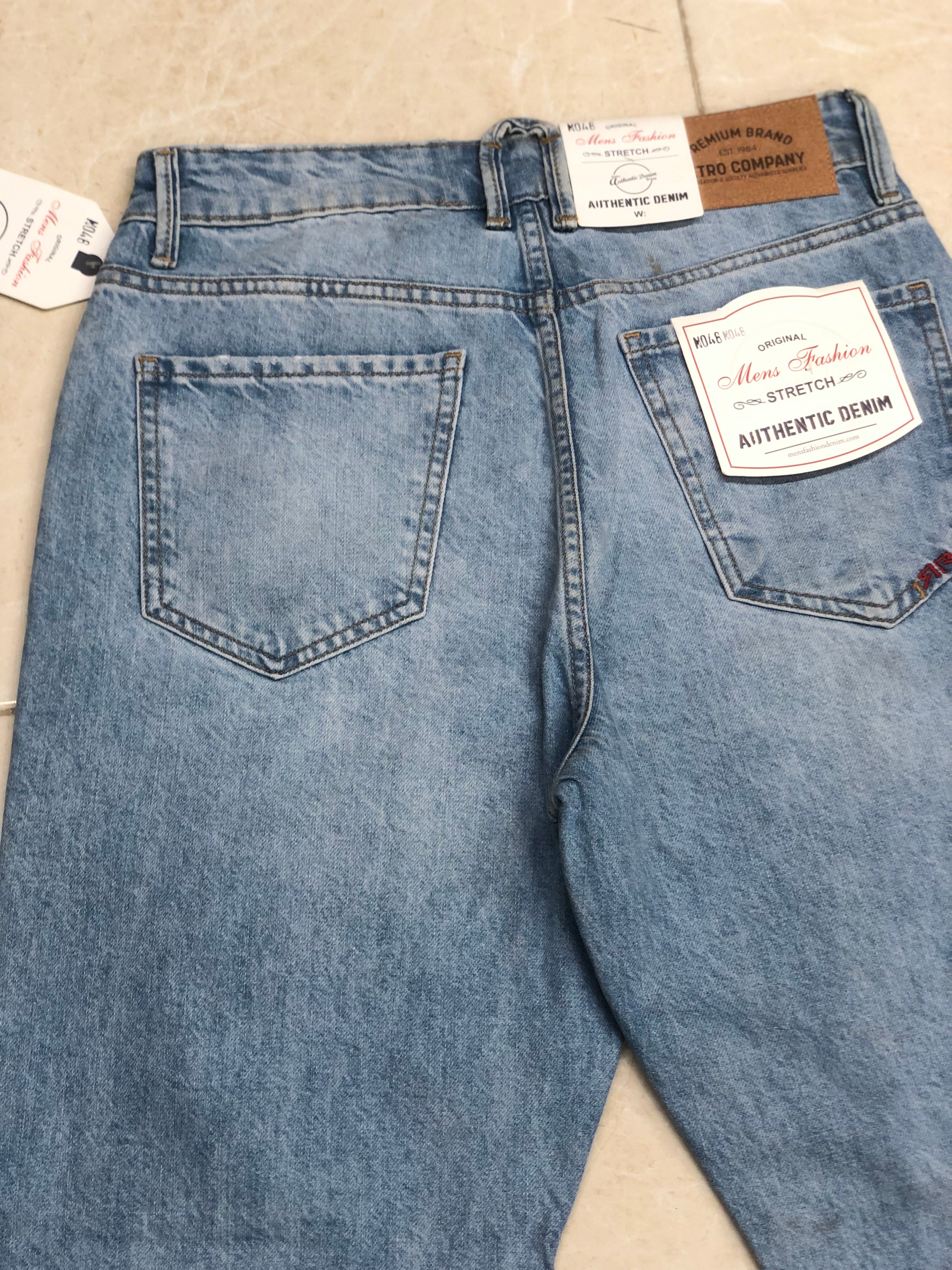 Denim Straight Jeans Non Stretch