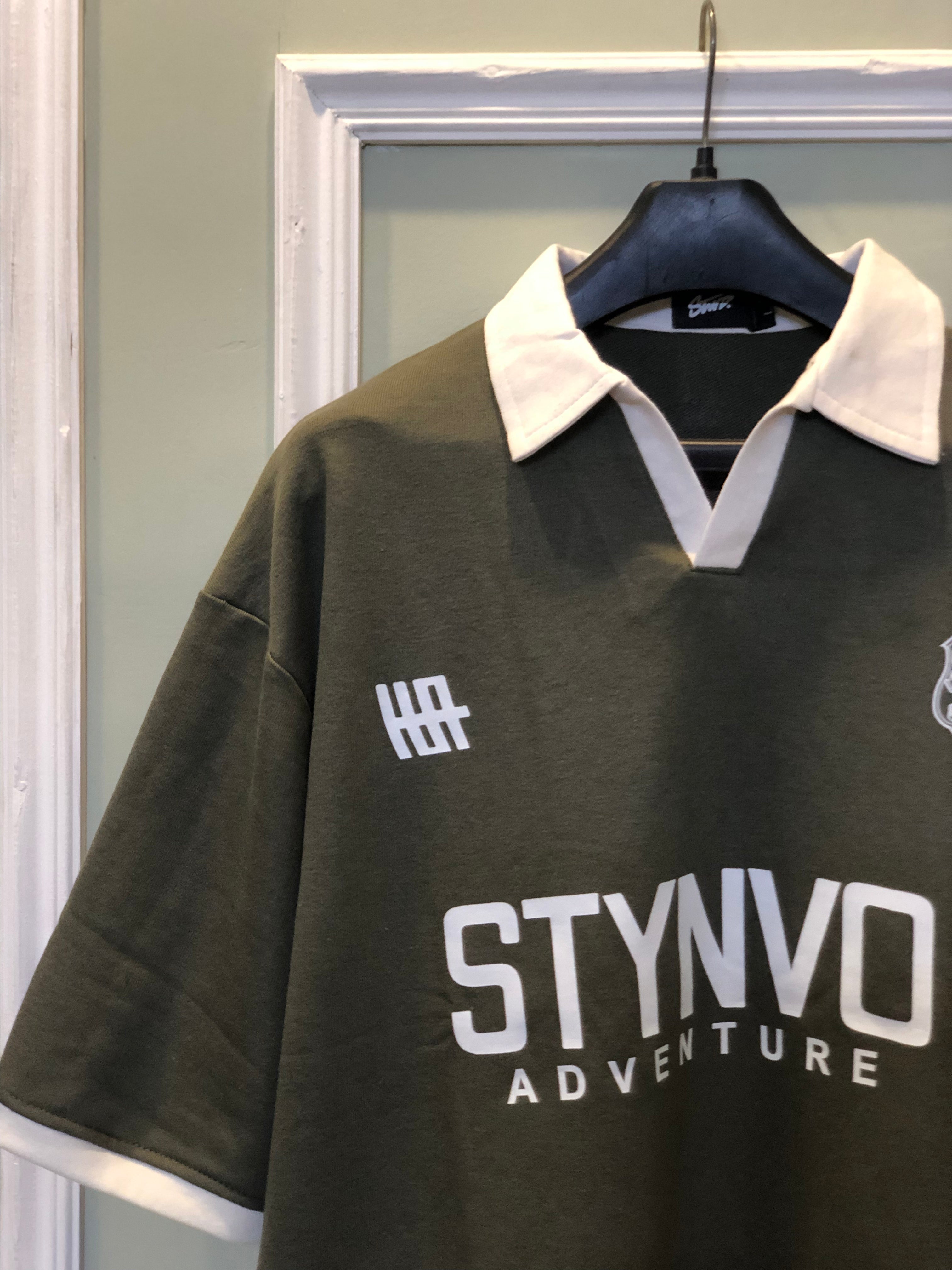 CONTRAST JOHNNY COLLAR POLO T-SHIRTS