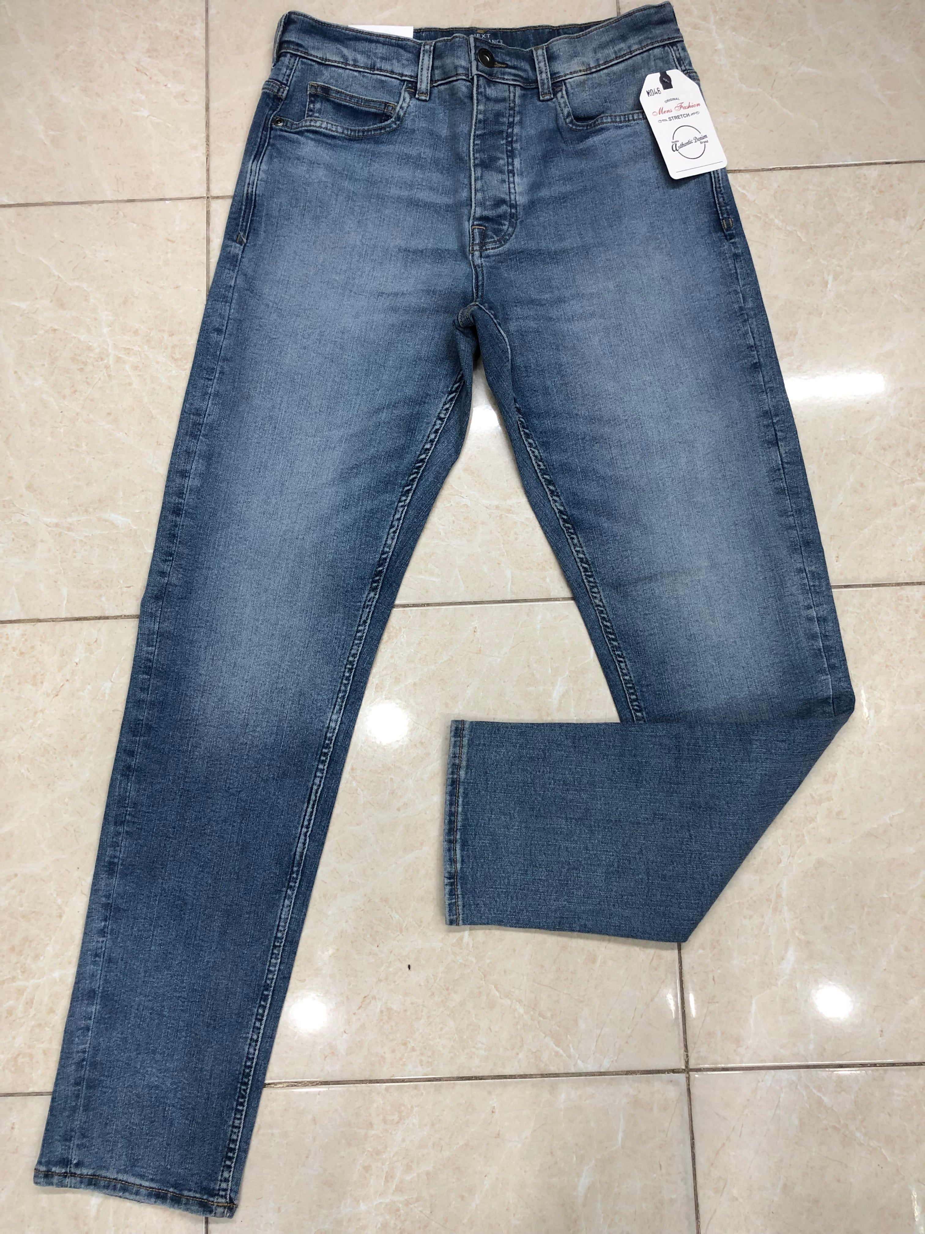 Denim Straight Jeans Stretch