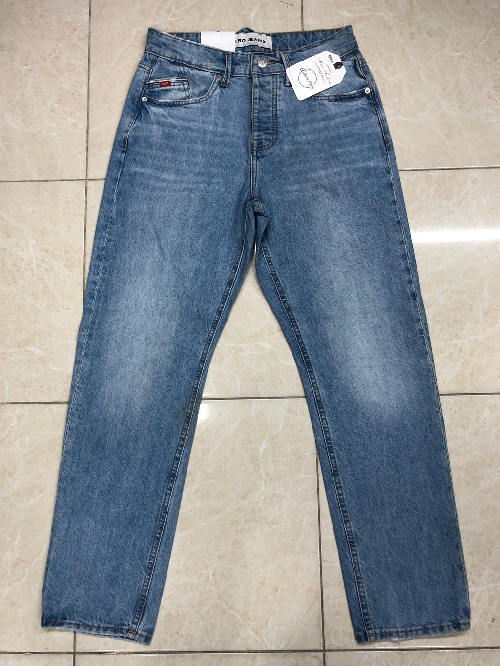 Denim Straight Jeans Non Stretch