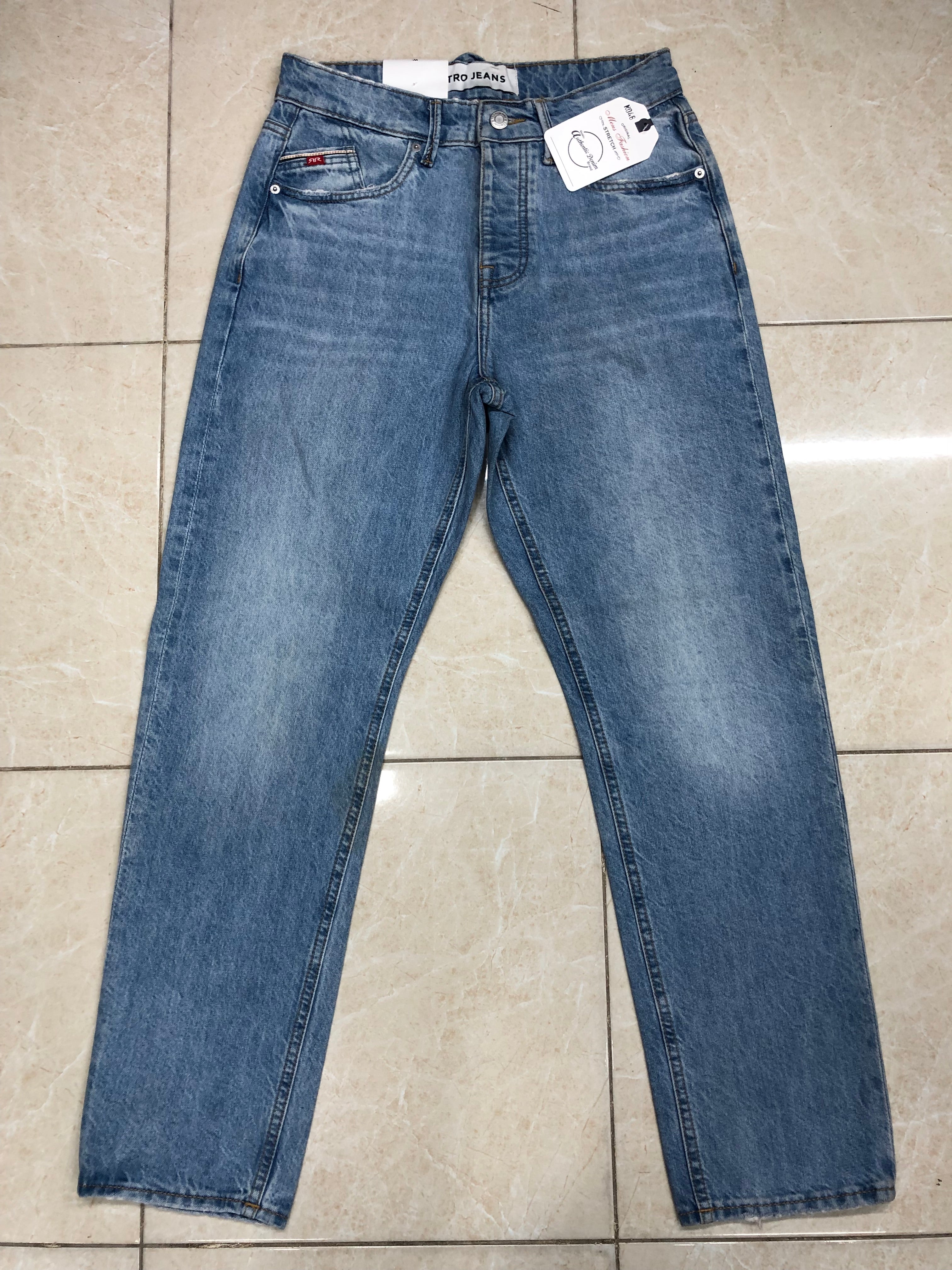 Denim Straight Jeans Non Stretch