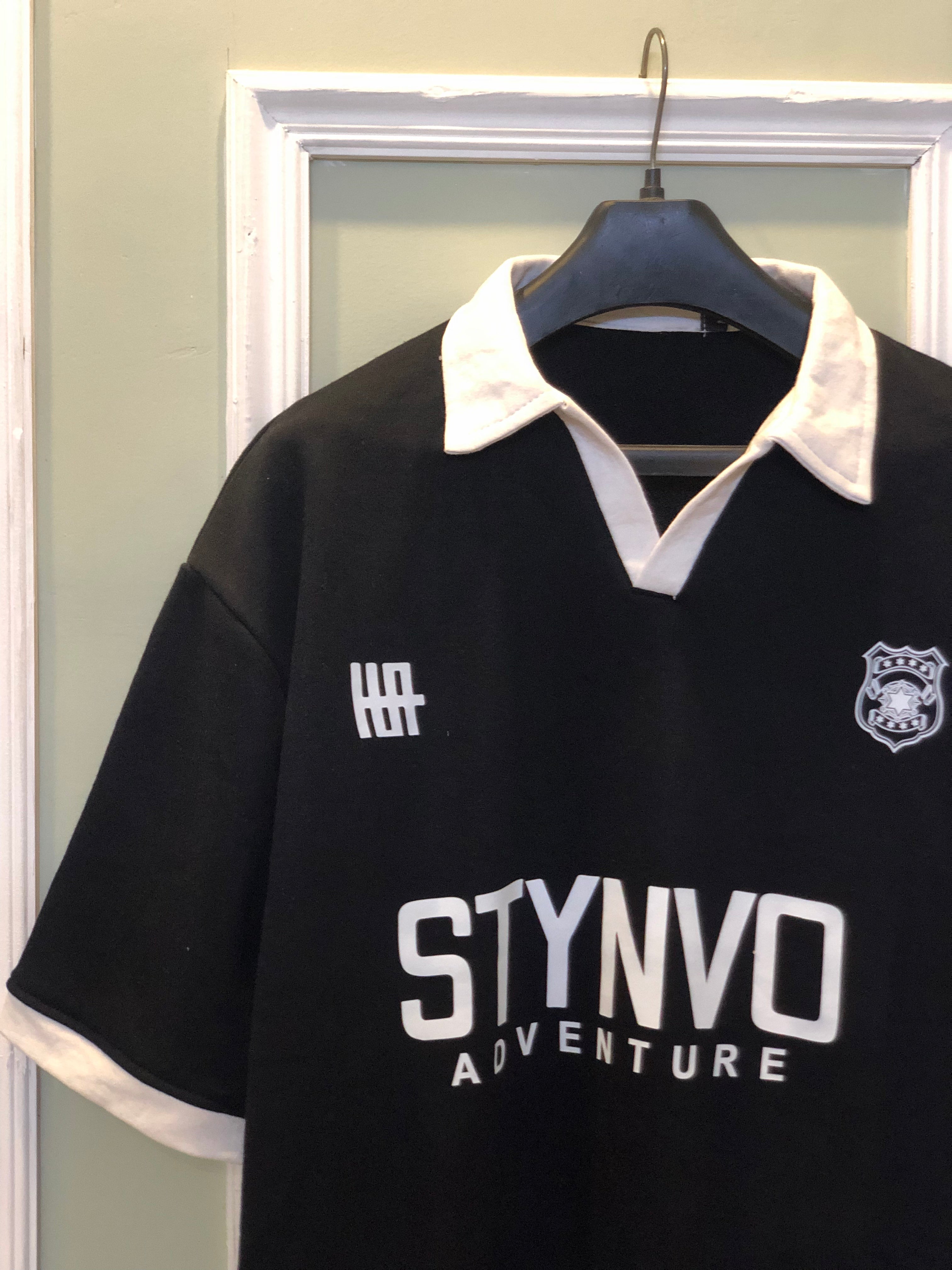 CONTRAST JOHNNY COLLAR POLO T-SHIRTS