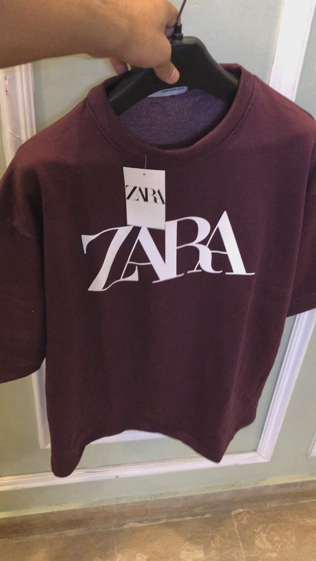 CUSTOMIZED ZARA DROP T-SHIRT